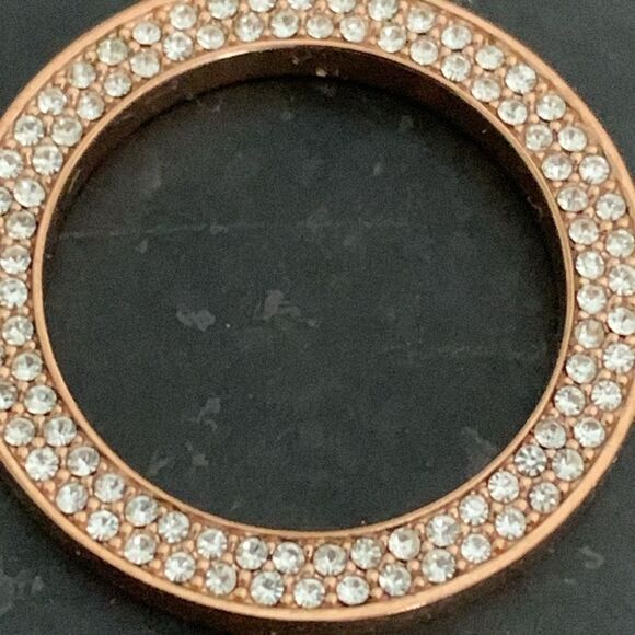 Michael Kors Open Circle Eternity Pendant Necklace - Rose Gold - Circle of Life - Picture 4 of 11